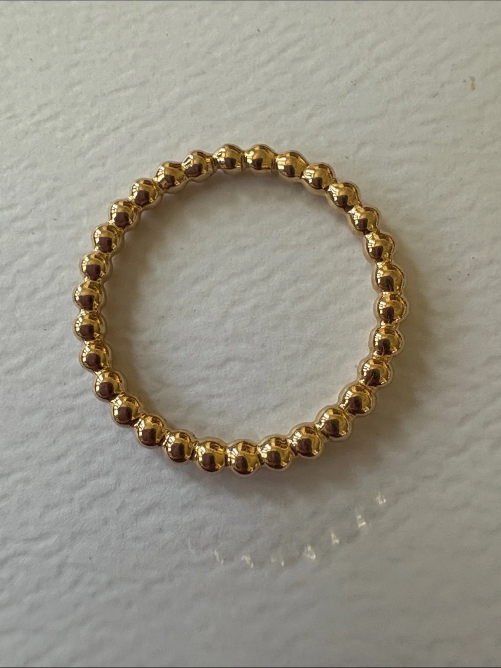 Pandora Gold Bead Stackable Ring - Picture 1 of 4